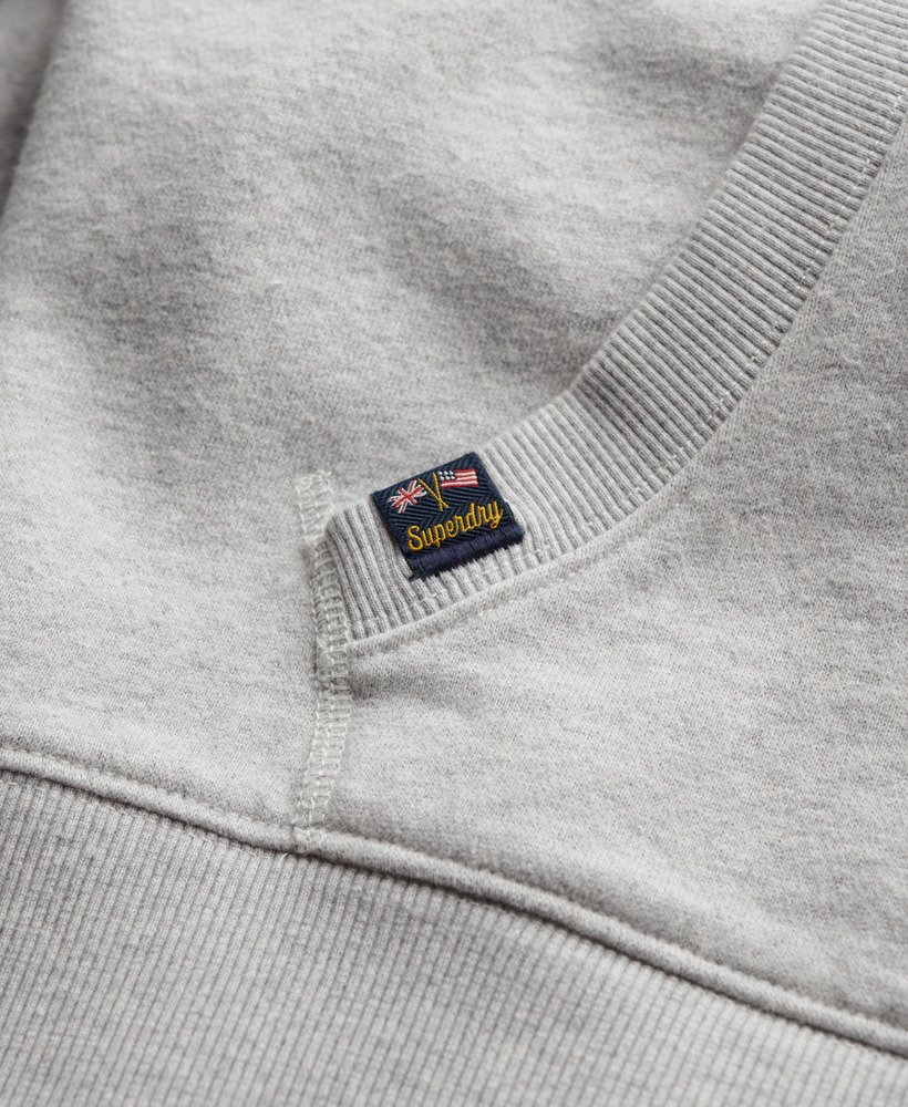moletom com capuz athletic essentials relaxed na cor glacier grey mescl