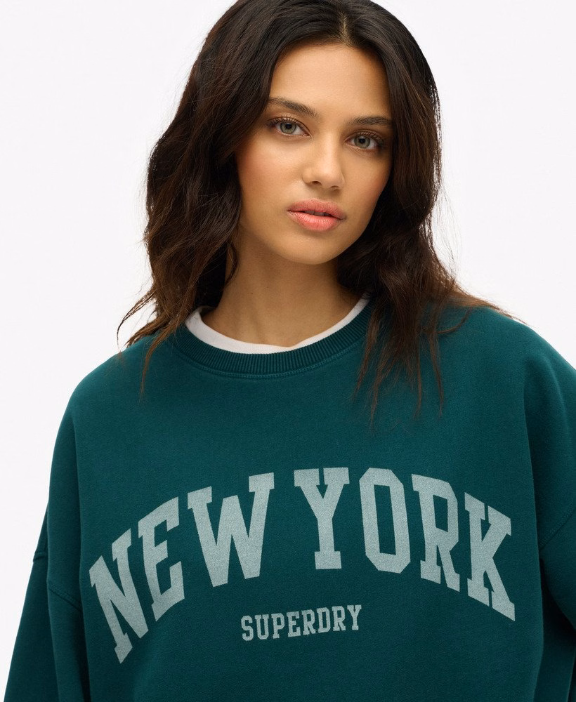 Moletom Athletic Essentials Oversized Crew