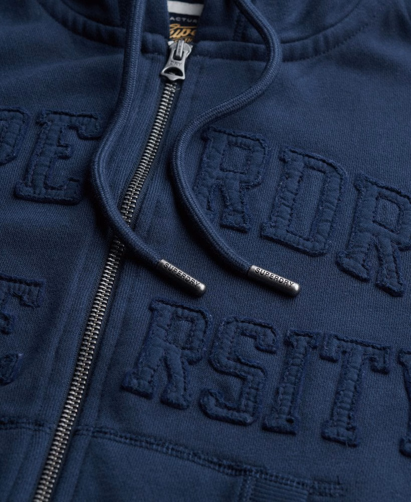 Moletom cropped com zíper Athletic Essentials em tons neutros