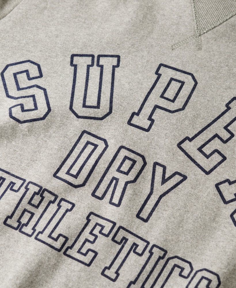 moletom esportivo oversized com estampa na cor cinza mescla.