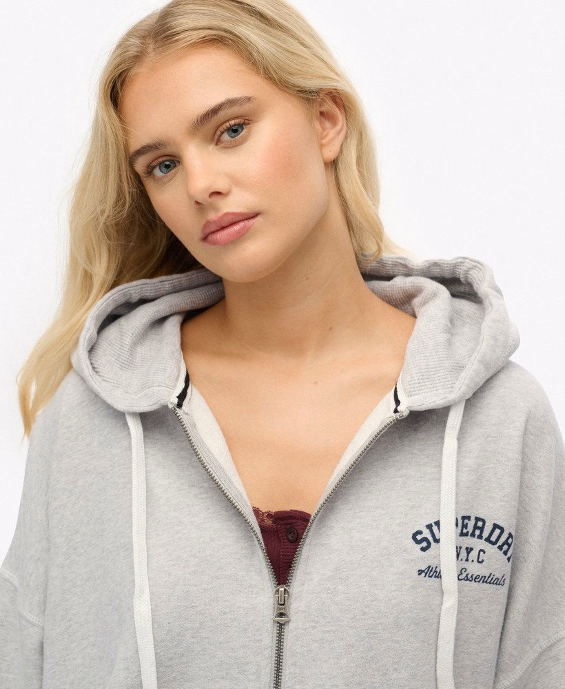 Moletom com zíper oversized Athletic Essentials