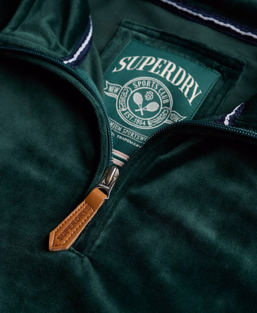 Country Club Velour Quarter Zip