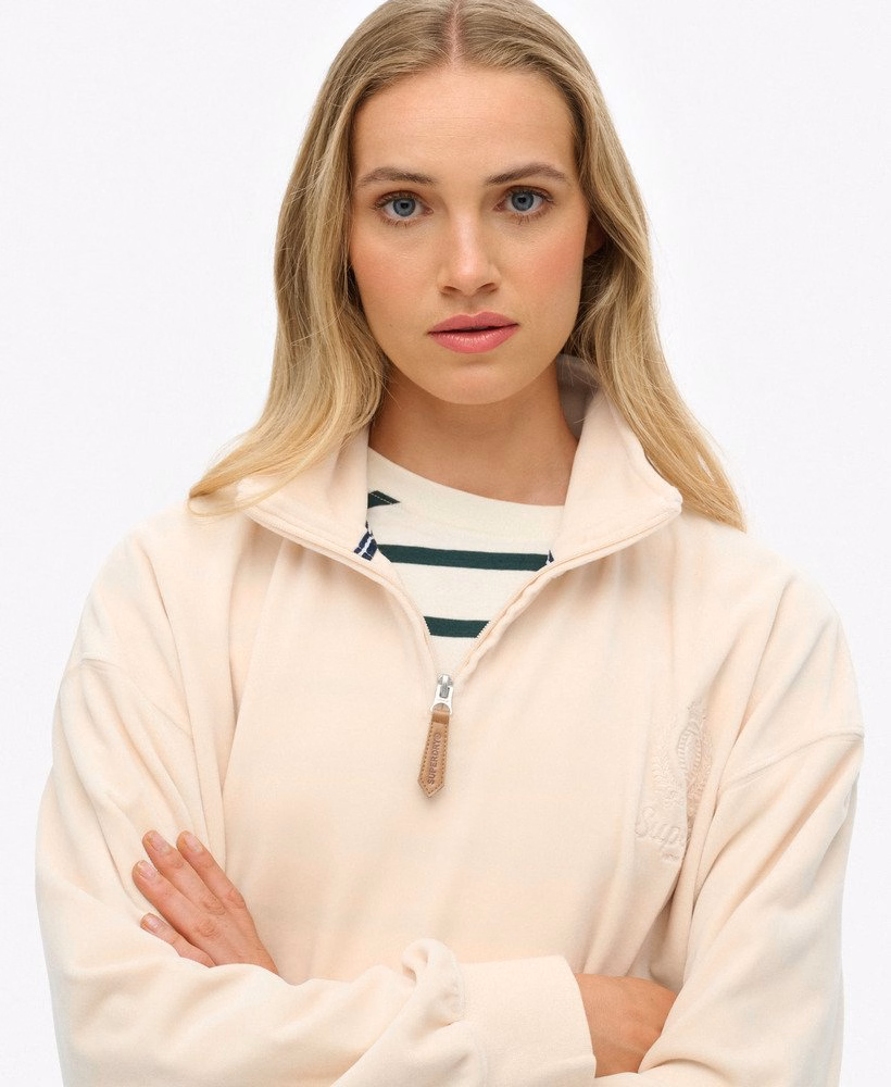 Country Club Velour Quarter Zip