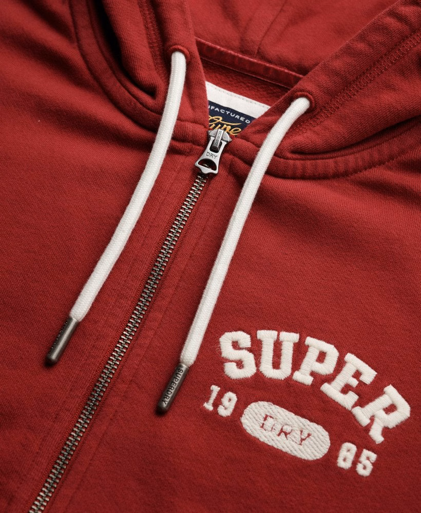 Moletom com capuz e zíper Athletic Essentials Relaxed Crop