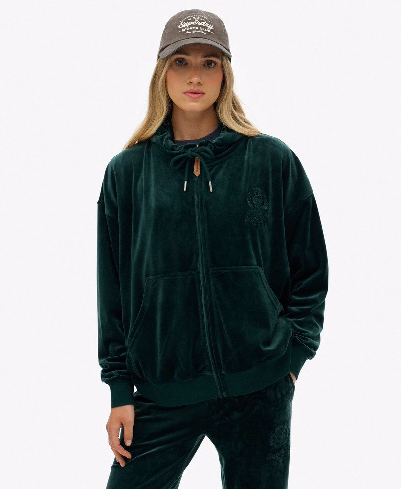 Moletom com zíper Country Club Velour