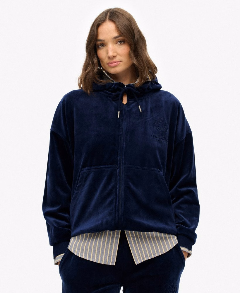 Moletom com zíper Country Club Velour