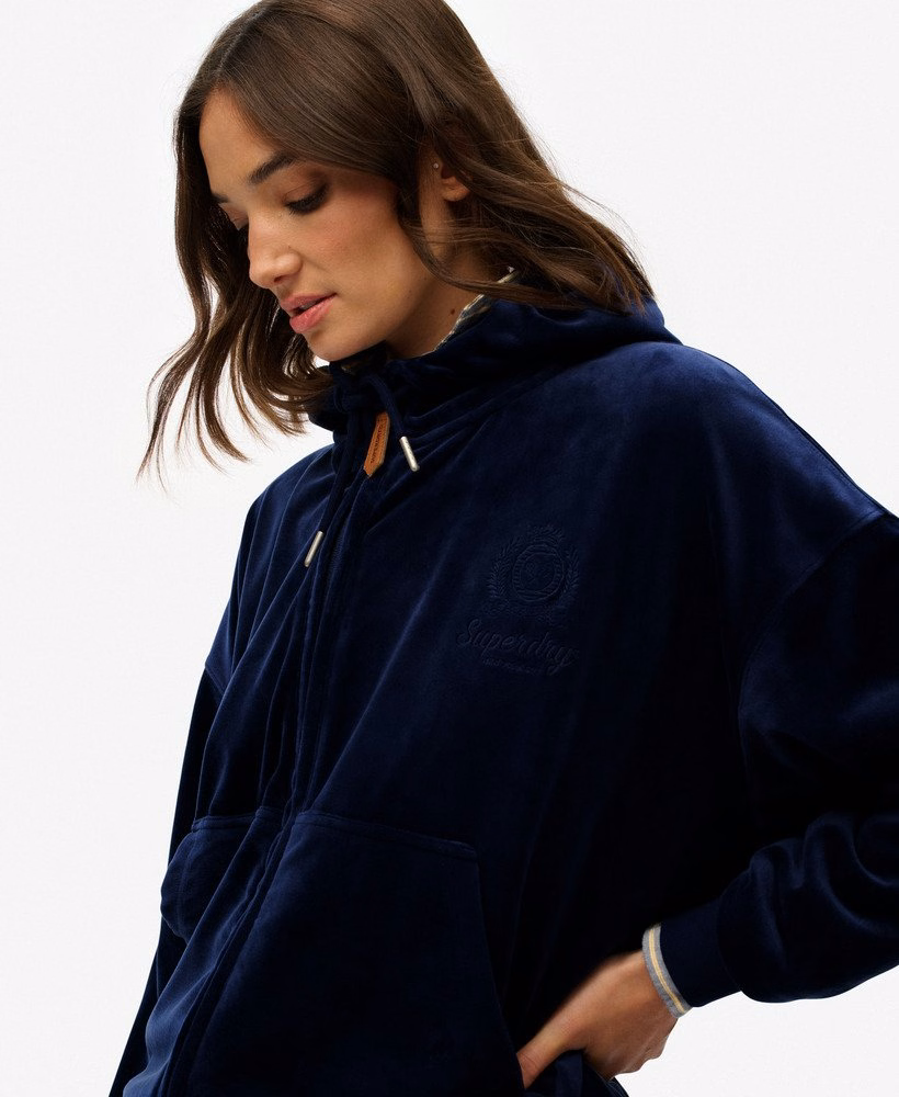 Moletom com zíper Country Club Velour