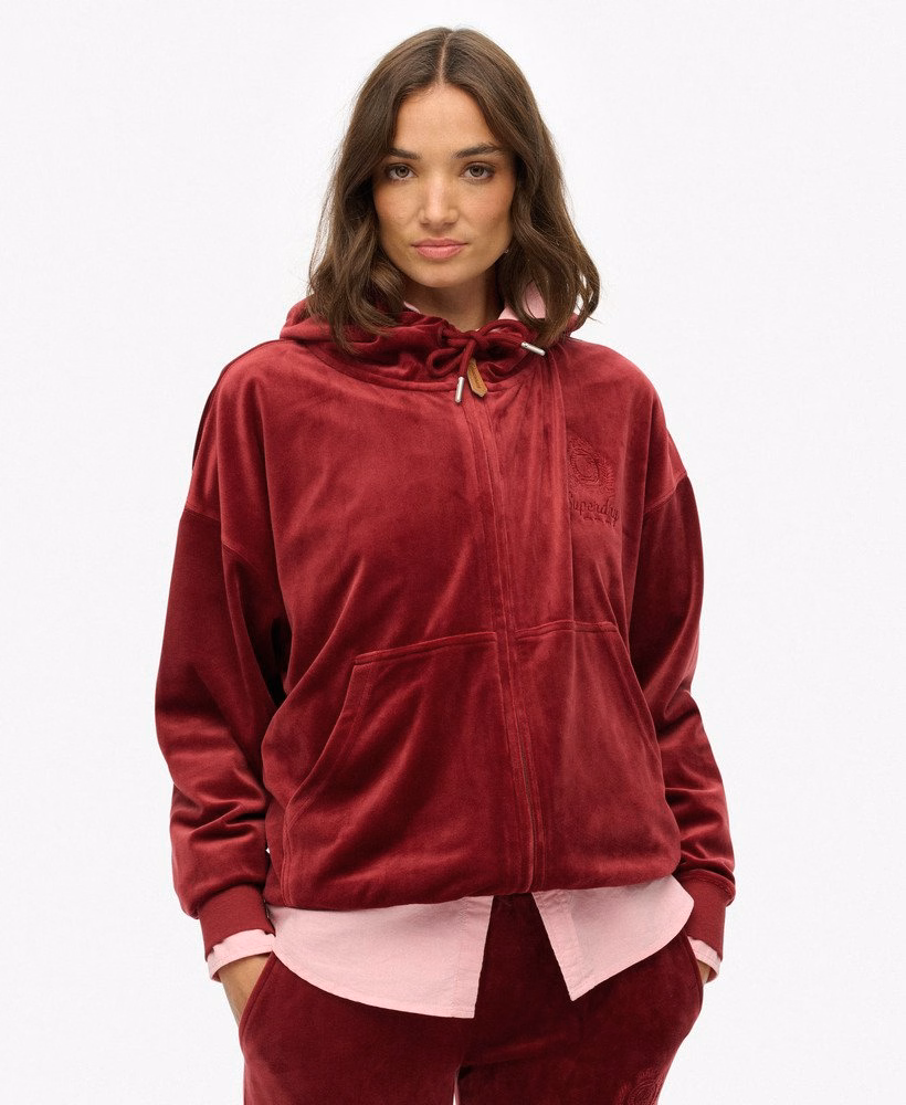 Moletom com zíper Country Club Velour