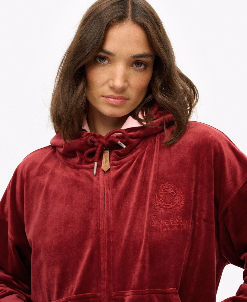 Moletom com zíper Country Club Velour