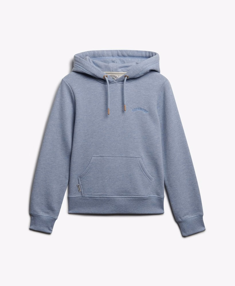 Moletom com Capuz Bordado com Logo Essencial