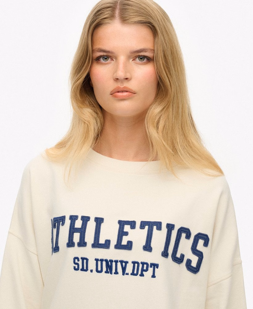 Moletom Athletic Essentials com Apliques