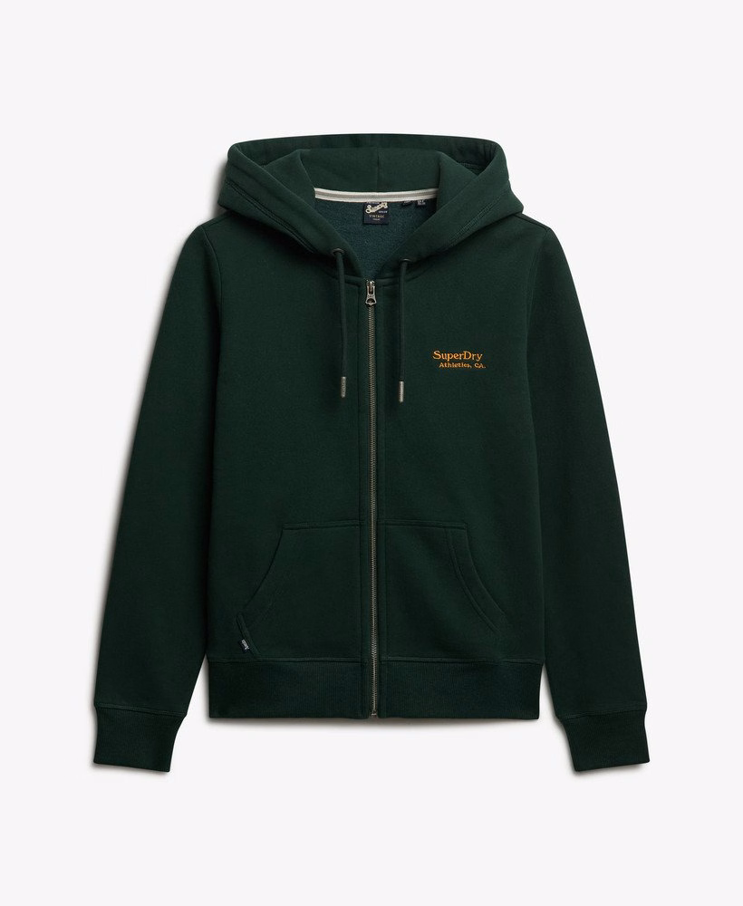 Moletom com zíper e logo da Athletic Essentials