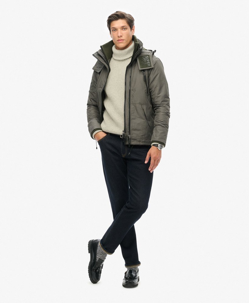 jaqueta corta-vento mountain sd na cor verde-oliva surplus goods