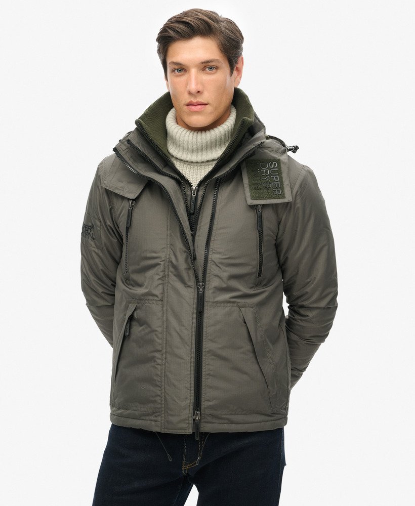 jaqueta corta-vento mountain sd na cor verde-oliva surplus goods