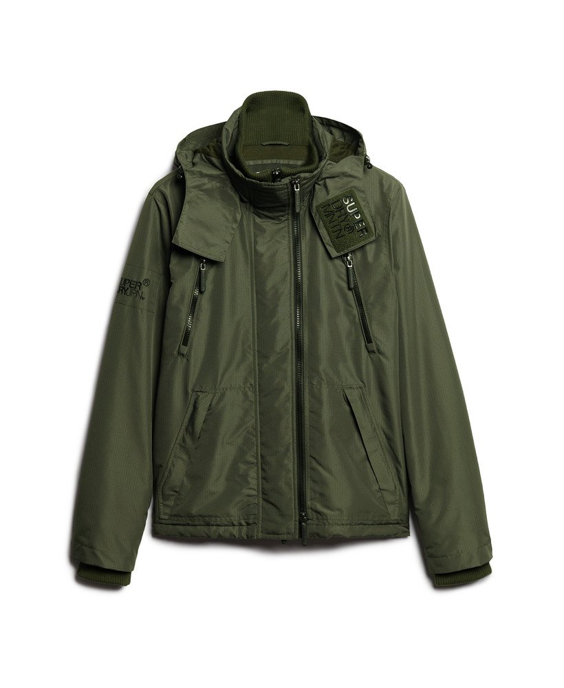 jaqueta corta-vento mountain sd na cor verde-oliva surplus goods