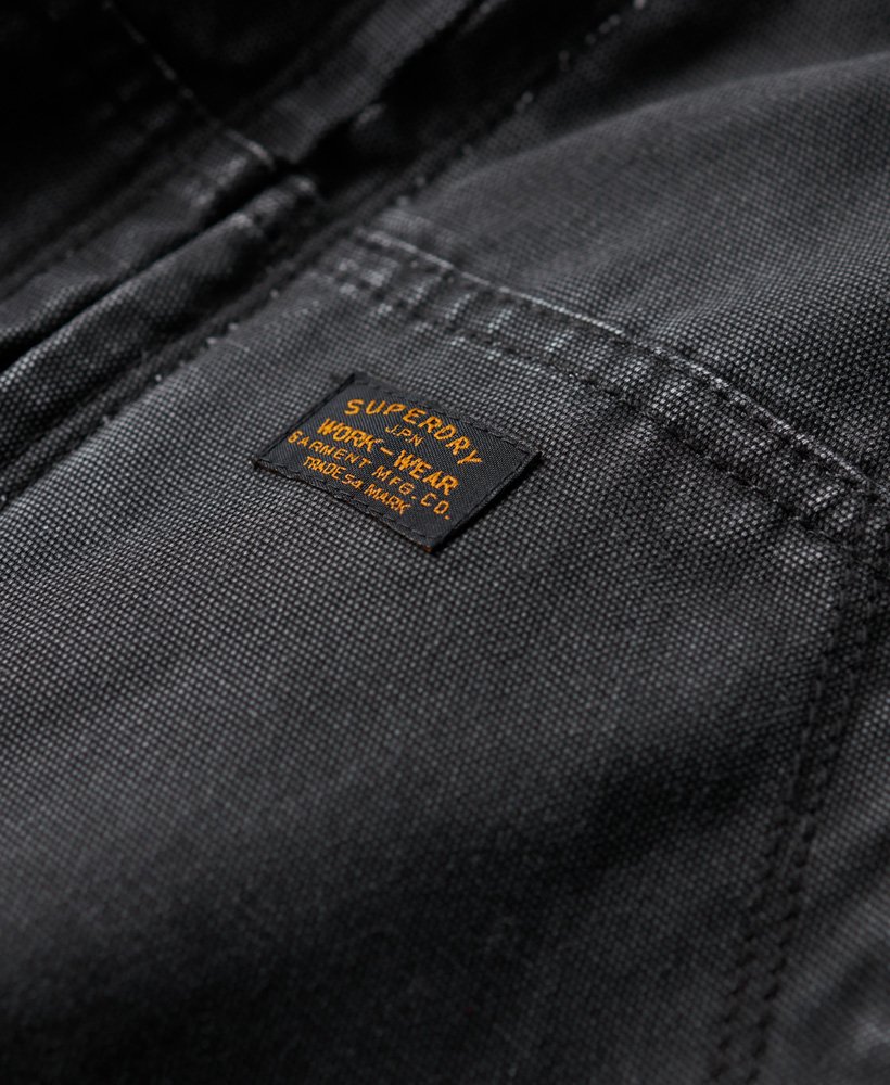 jaqueta bomber com capuz estilo vintage para trabalho na cor preta bison.