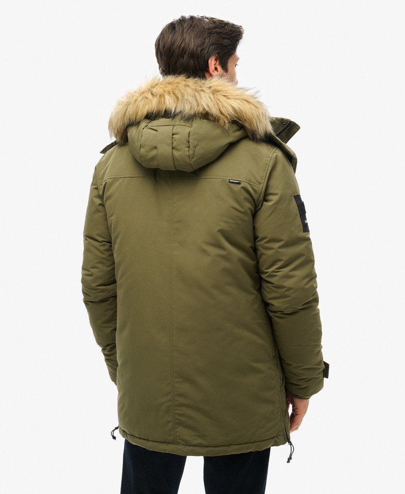 jaqueta xpd everest parka em cáqui lavado