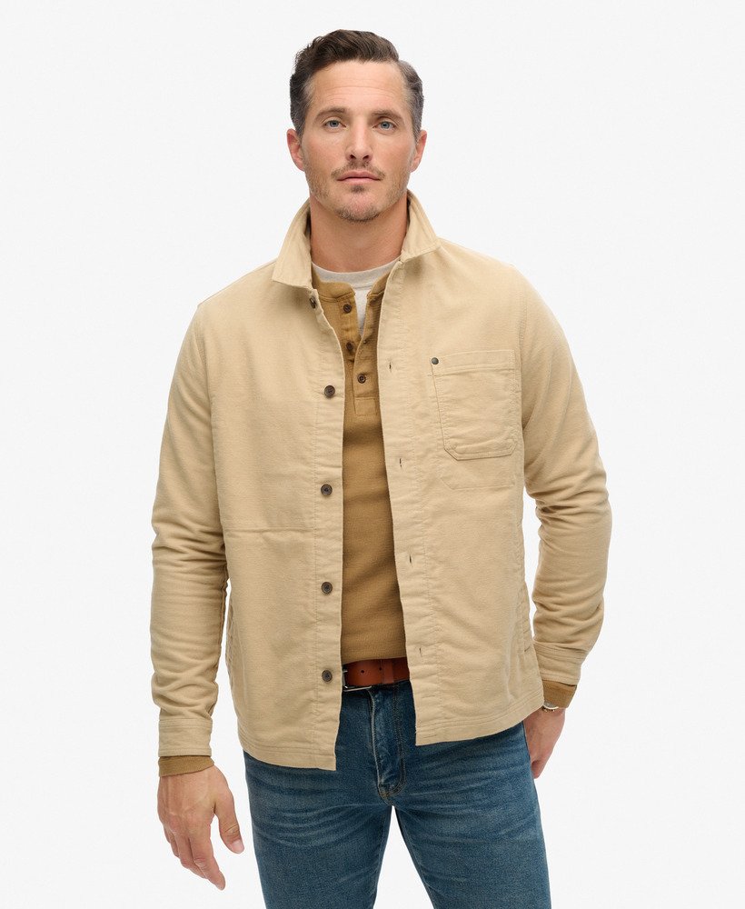 the merchant store - sobretudo moleskin na cor bege canyon