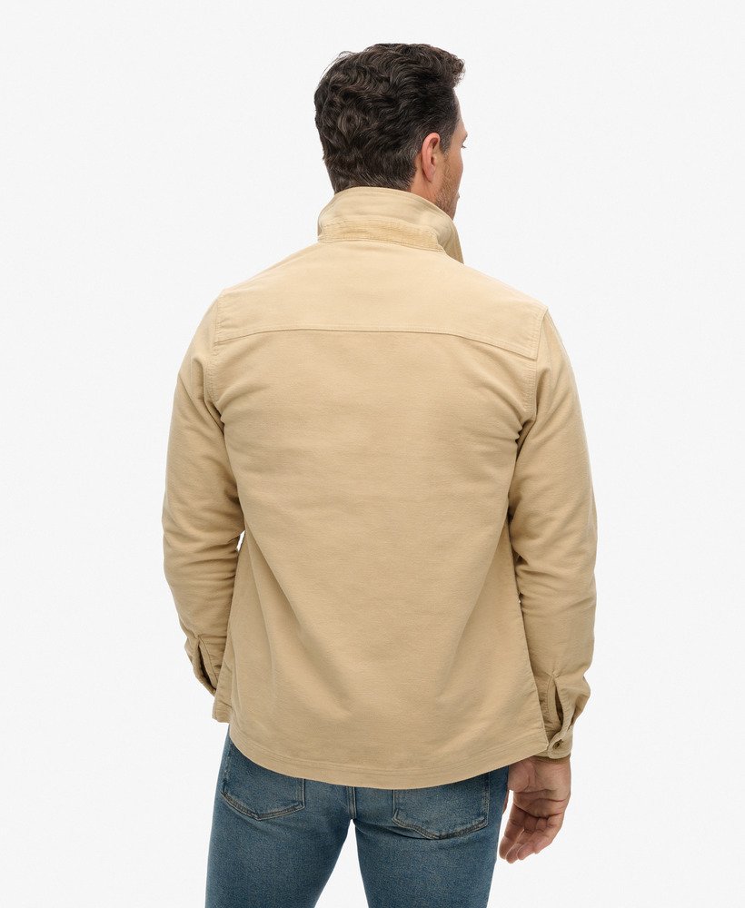 the merchant store - sobretudo moleskin na cor bege canyon