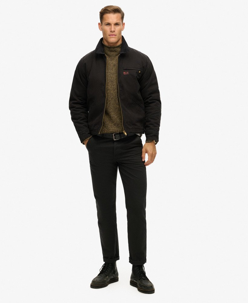 jaqueta surplus ranch na cor preto jato