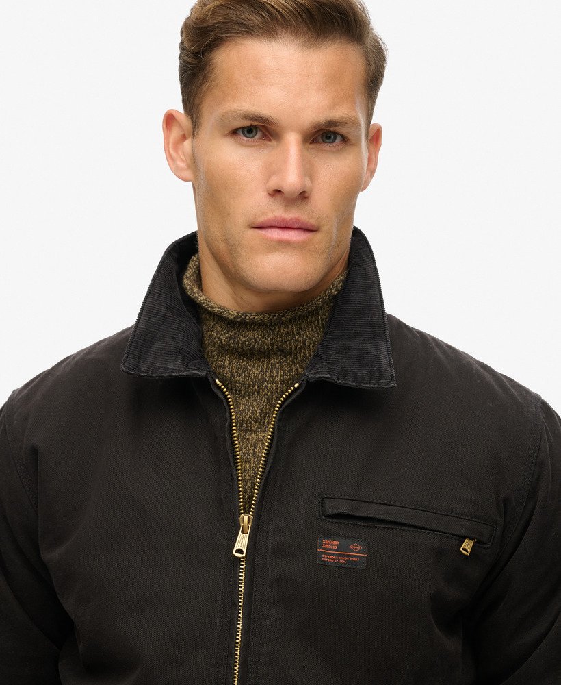 jaqueta surplus ranch na cor preto jato