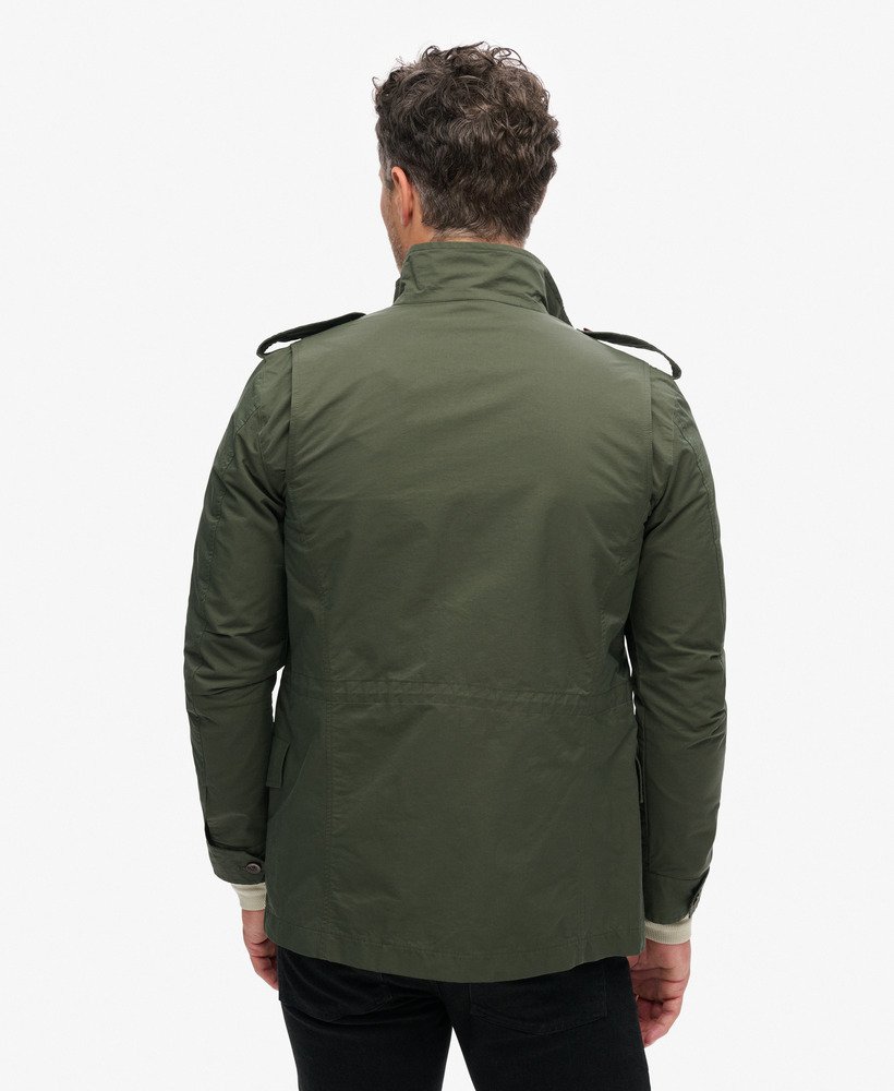 loja merchant - jaqueta técnica de campo em verde oliva excedente de mercadoria