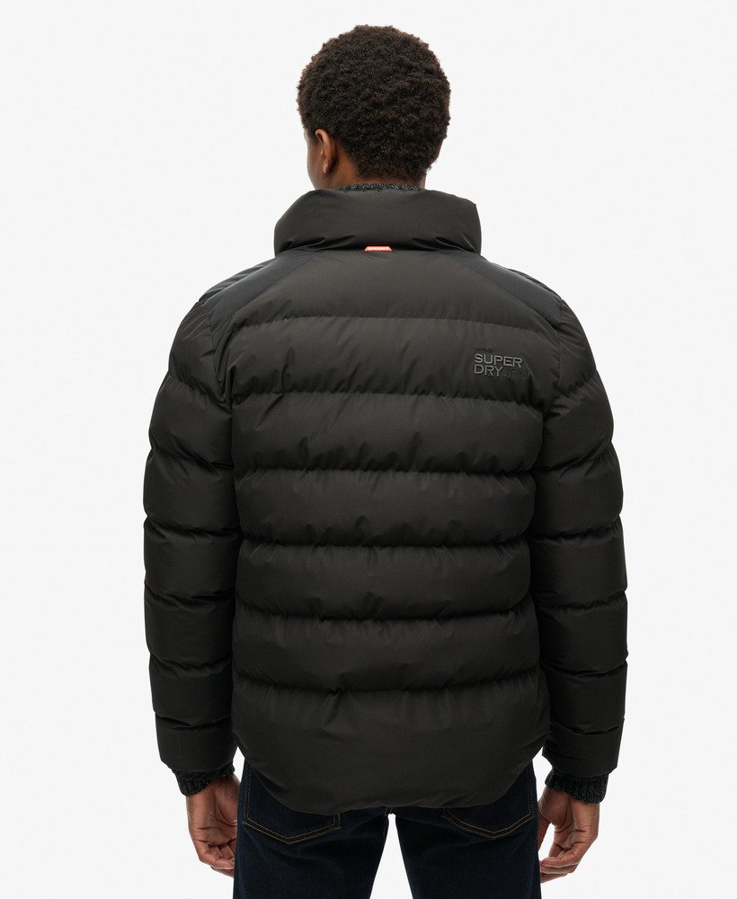 jaqueta esportiva puffer preta