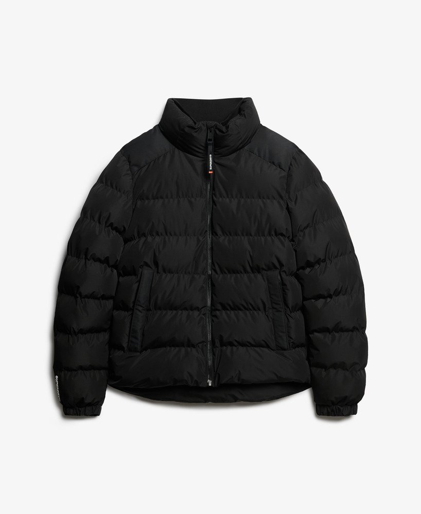 jaqueta esportiva puffer preta