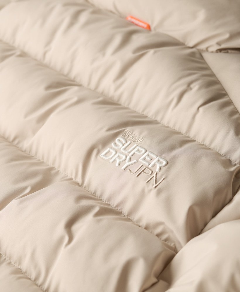 jaqueta esportiva puffer na cor cinza chateau