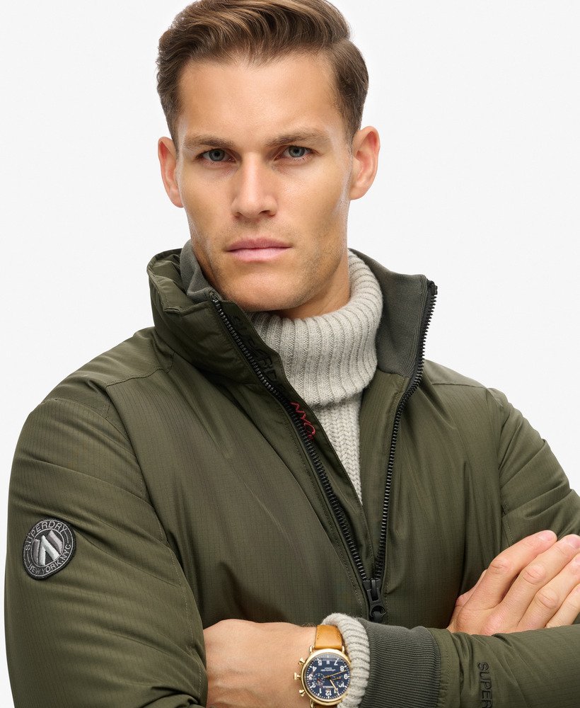 jaqueta city harrington na cor cáqui militar