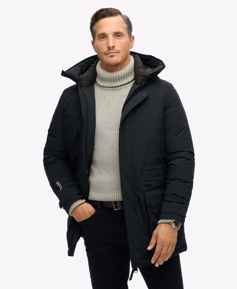 Casaco parka acolchoado urbano