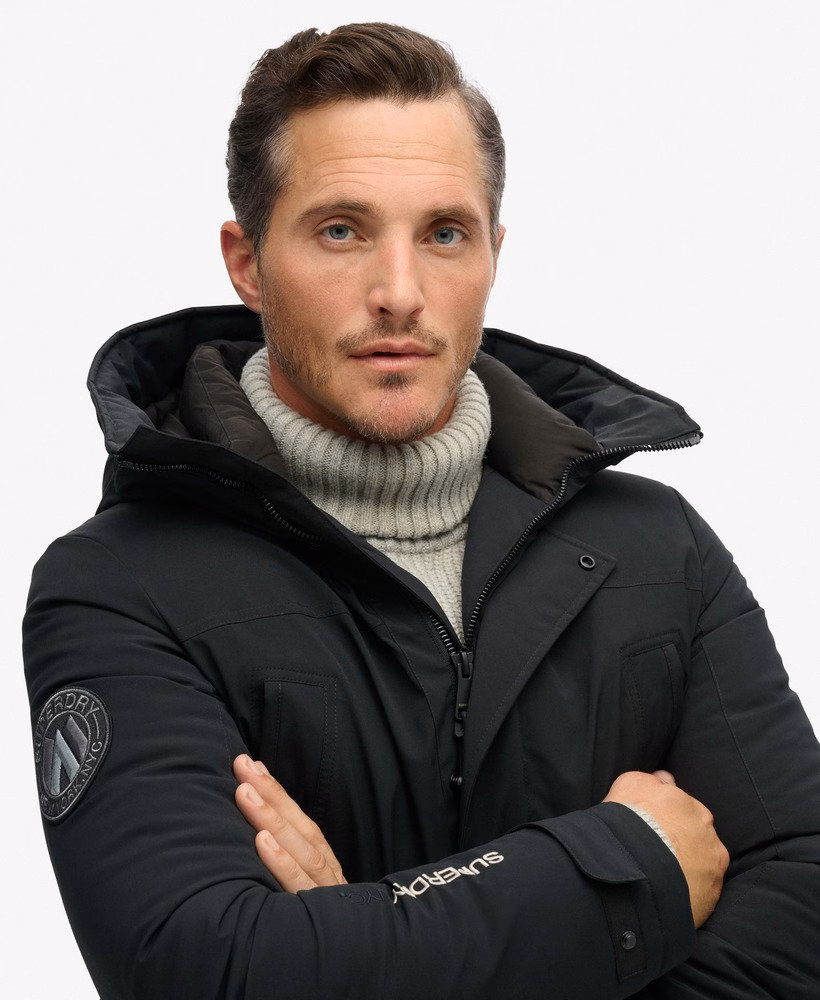 Casaco parka acolchoado urbano