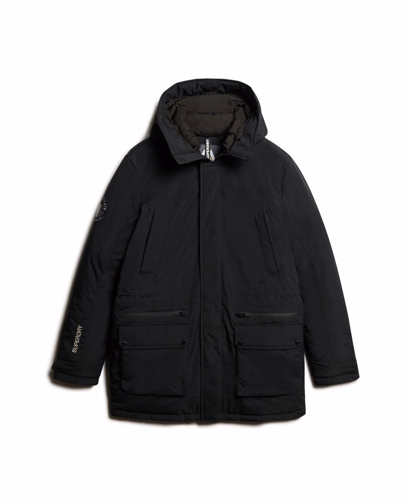 Casaco parka acolchoado urbano