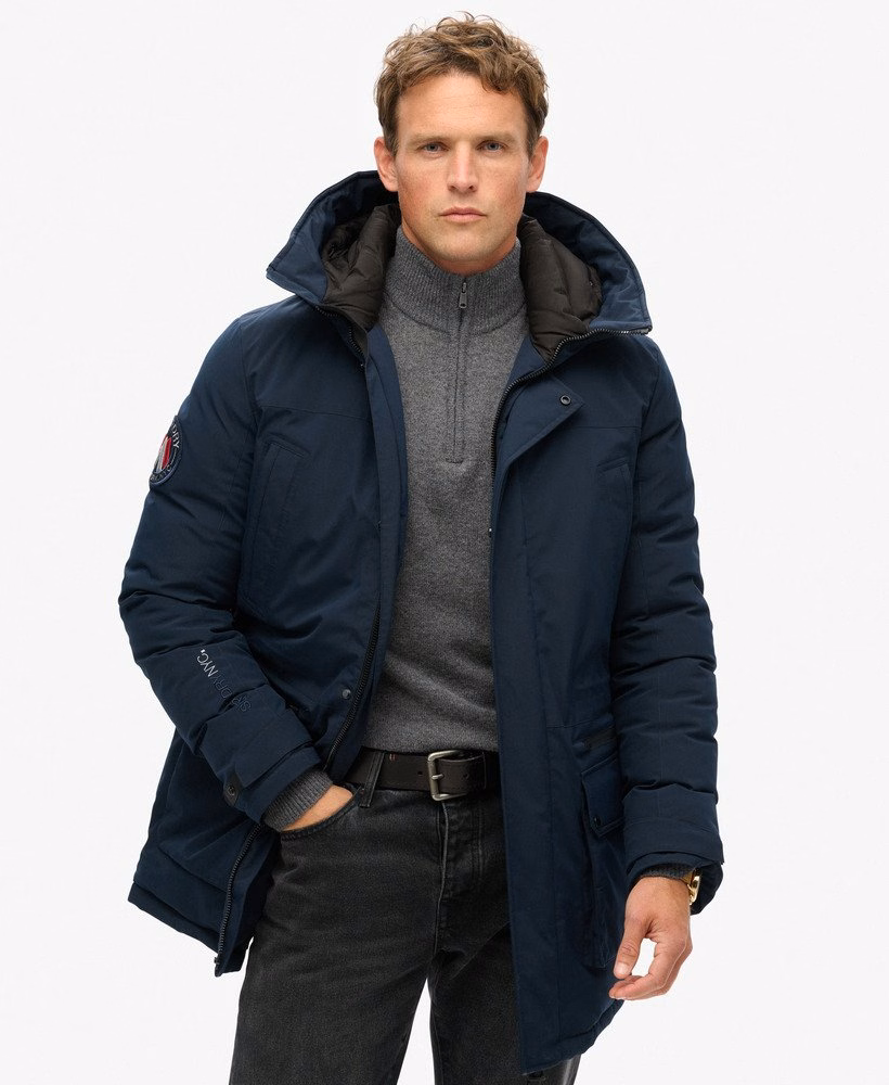 Casaco parka acolchoado urbano