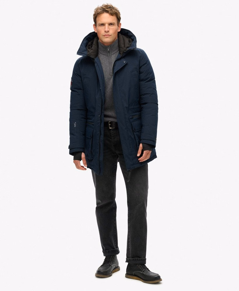 Casaco parka acolchoado urbano
