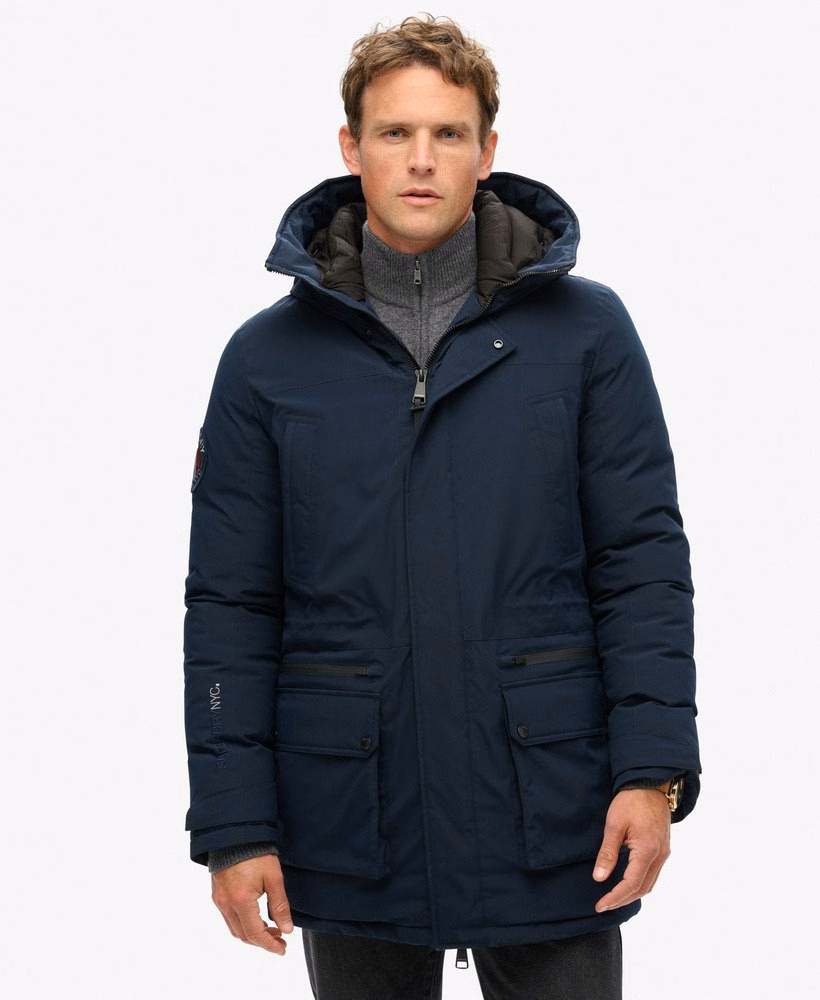 Casaco parka acolchoado urbano