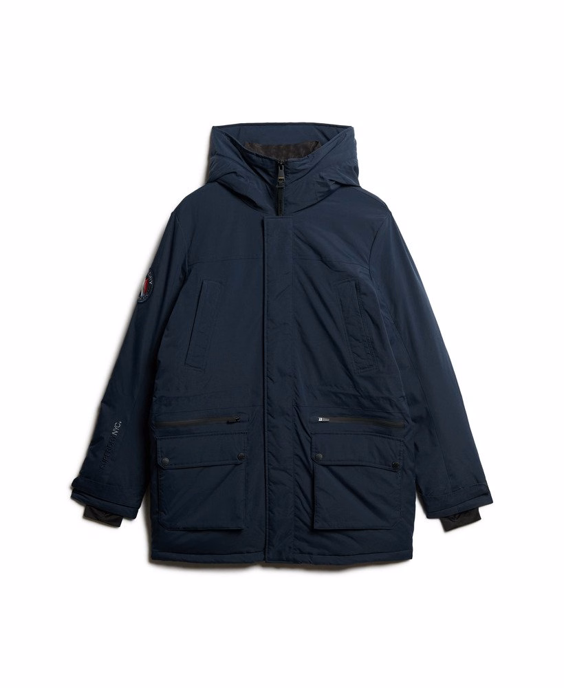 Casaco parka acolchoado urbano