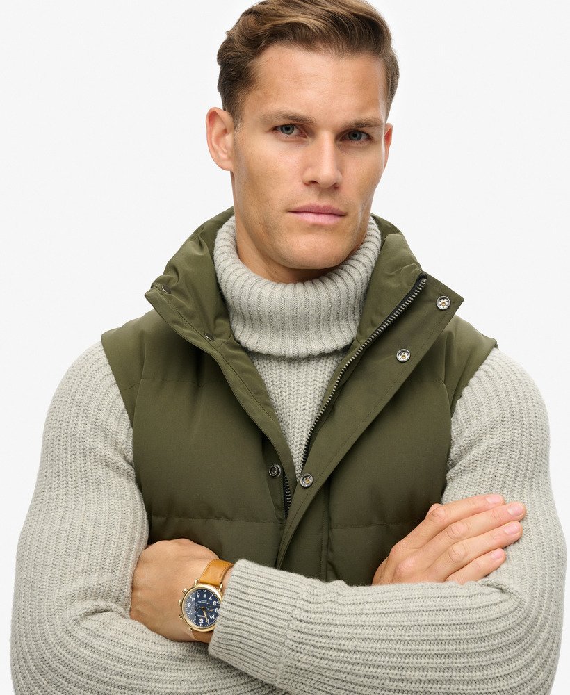 colete everest sem capuz na cor verde-oliva da surplus goods