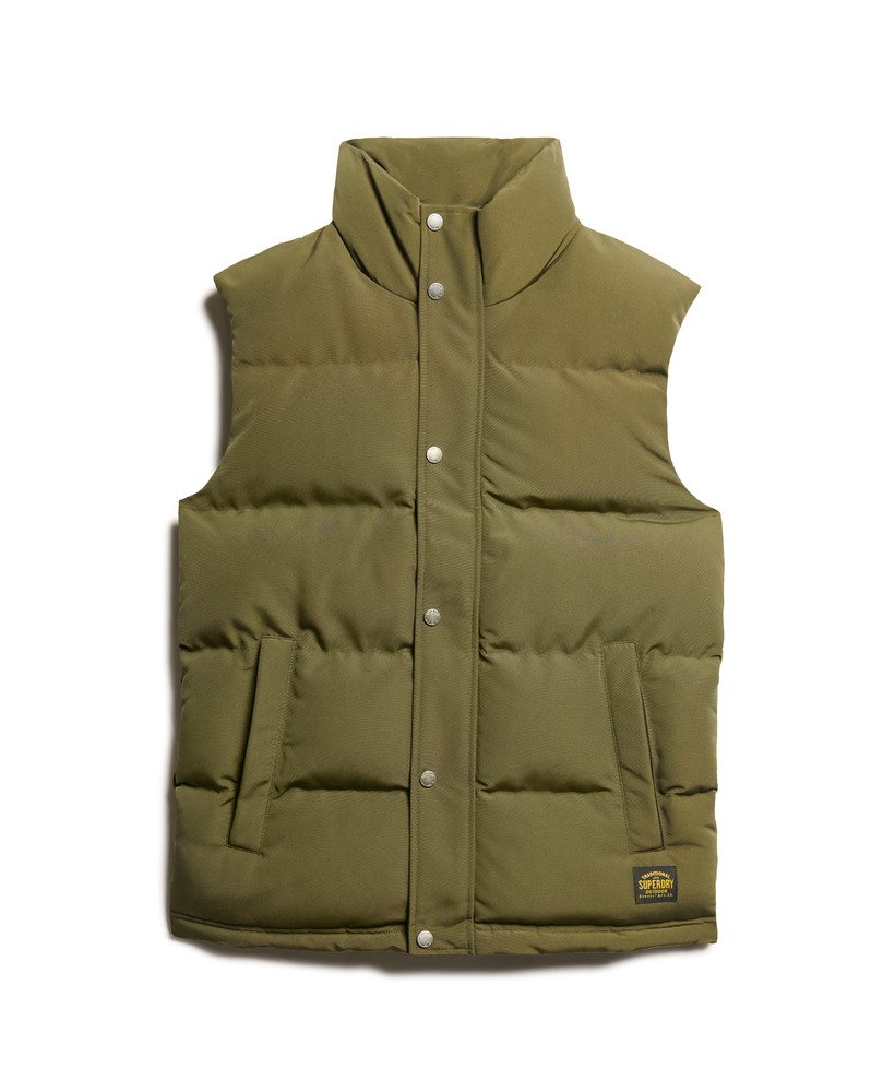 colete everest sem capuz na cor verde-oliva da surplus goods