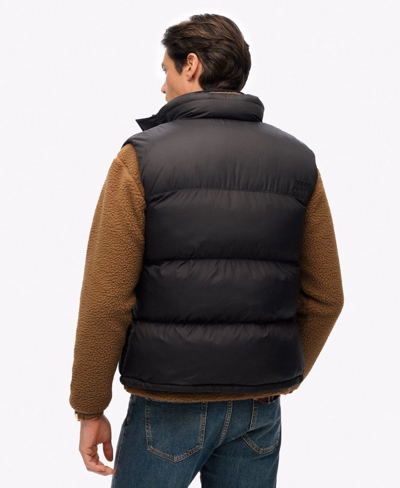 Colete acolchoado preto