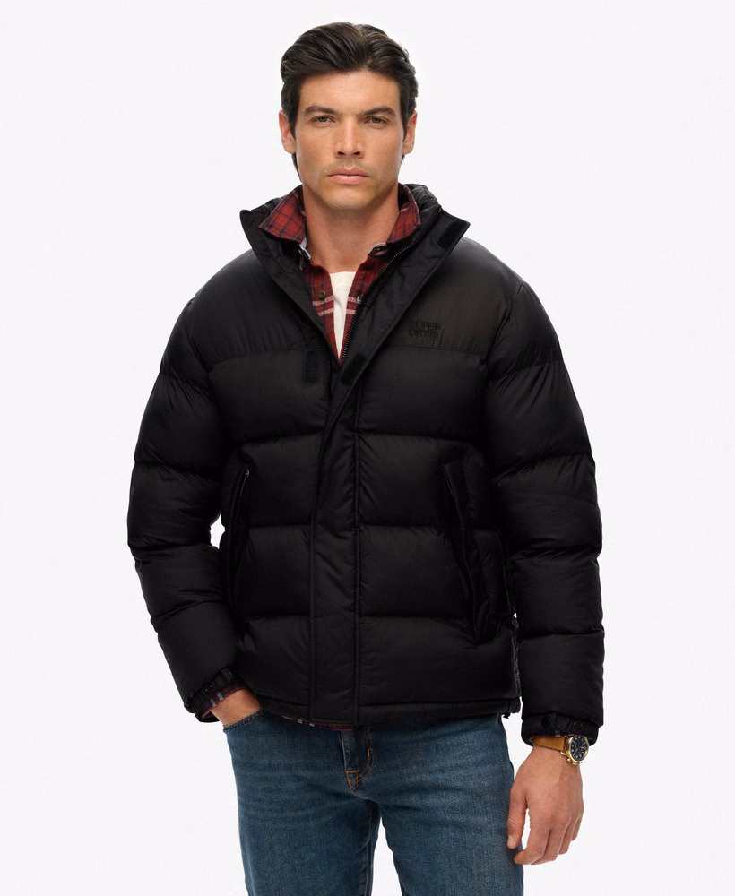 Jaqueta puffer preta