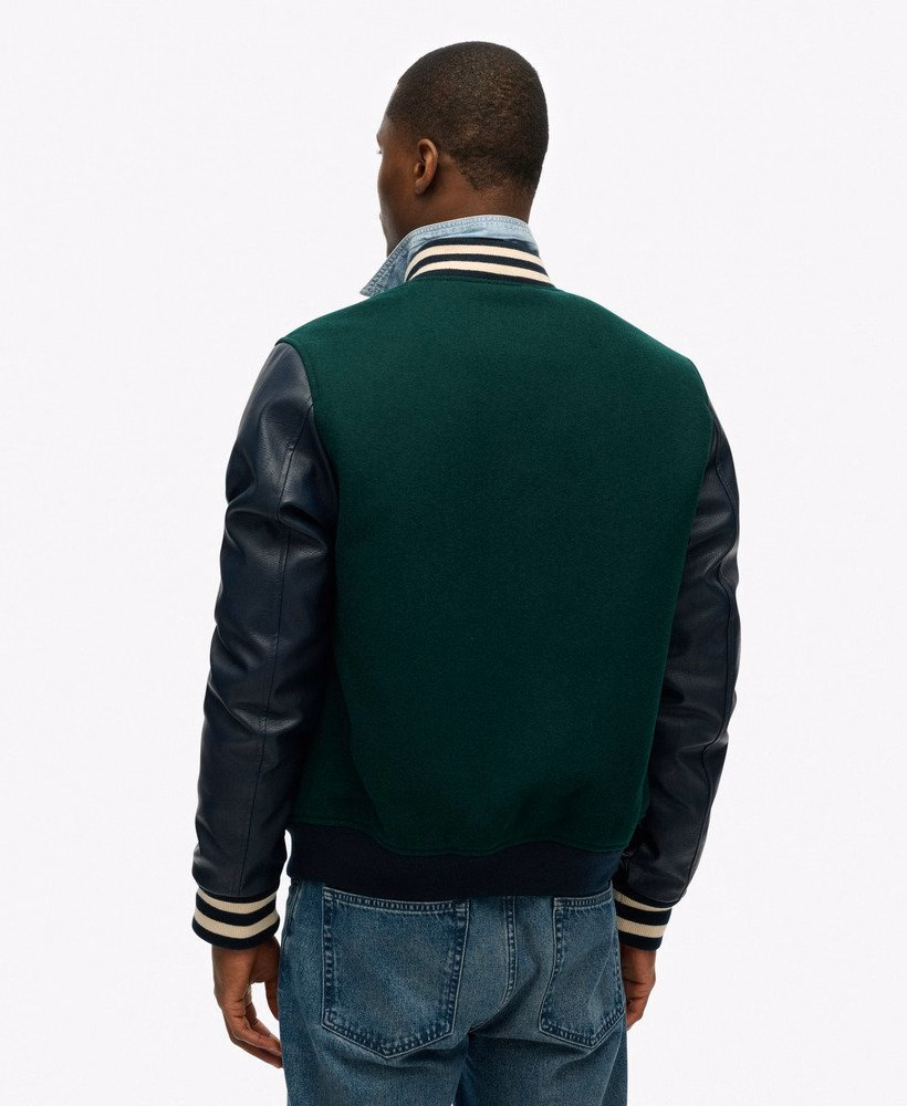 Jaqueta Bomber Universitária