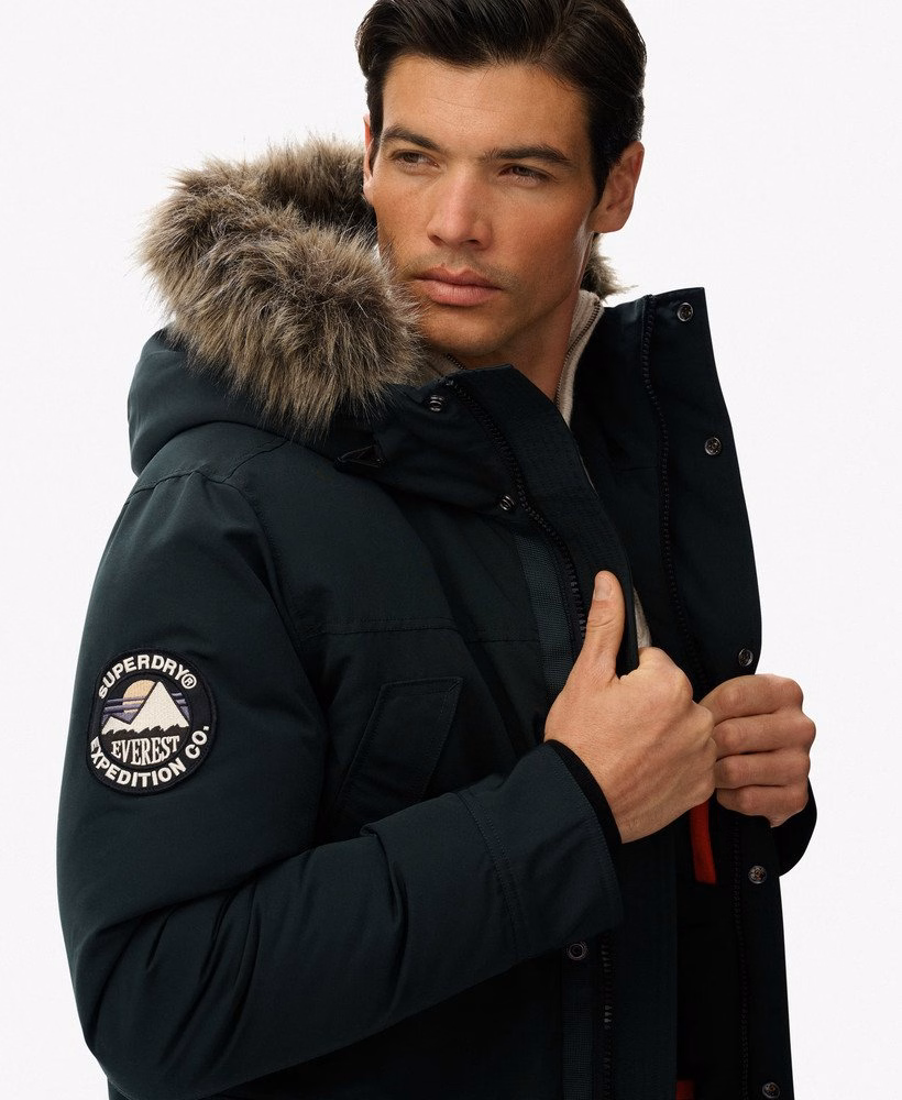 Jaqueta Parka Everest com Pele Sintética