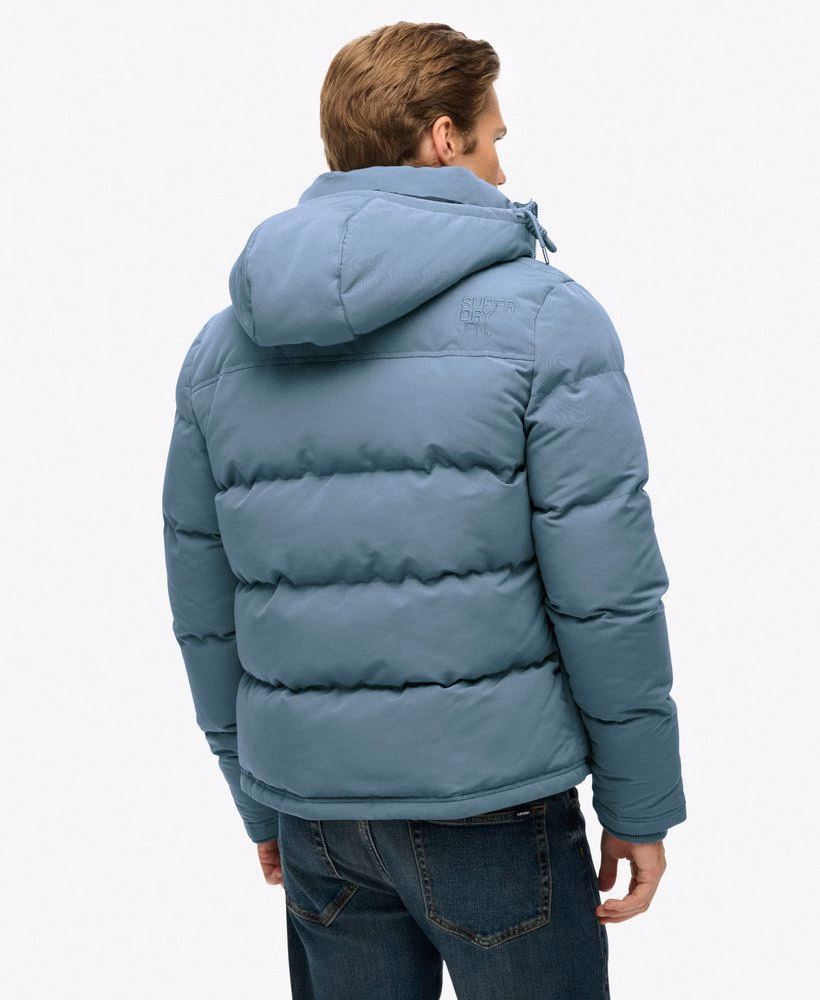 Jaqueta puffer curta com capuz Everest