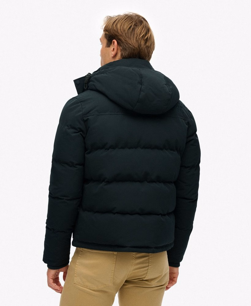Jaqueta puffer curta com capuz Everest