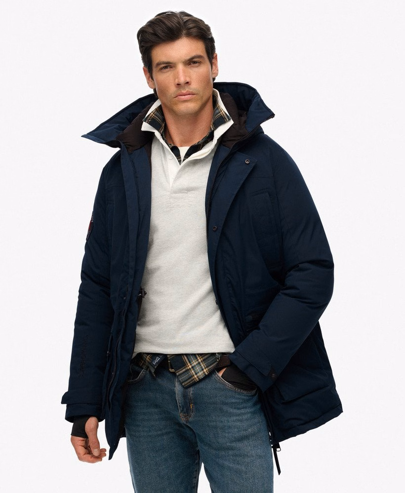 Casaco parka acolchoado urbano