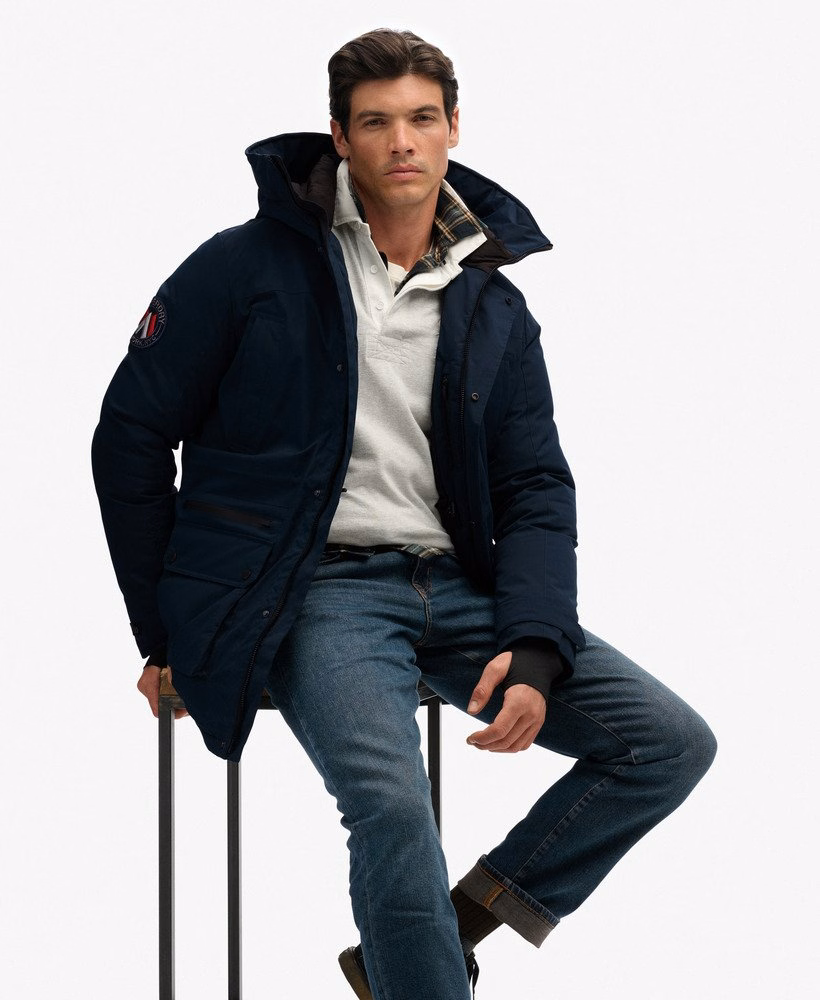 Casaco parka acolchoado urbano