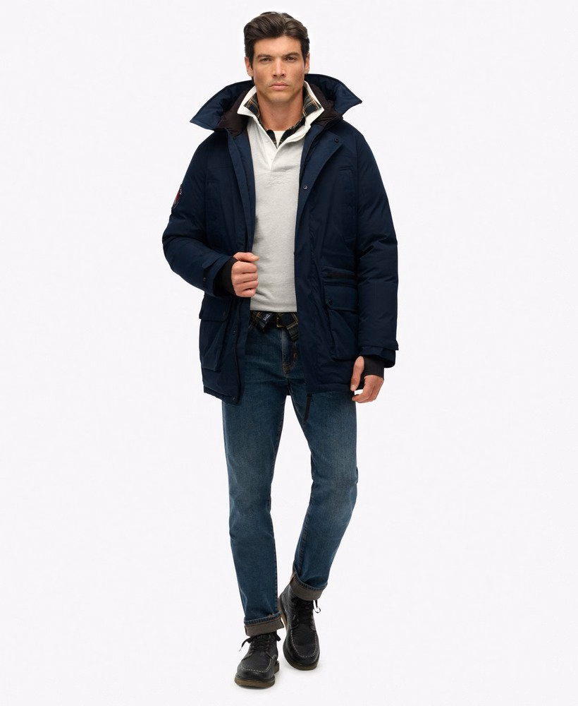 Casaco parka acolchoado urbano
