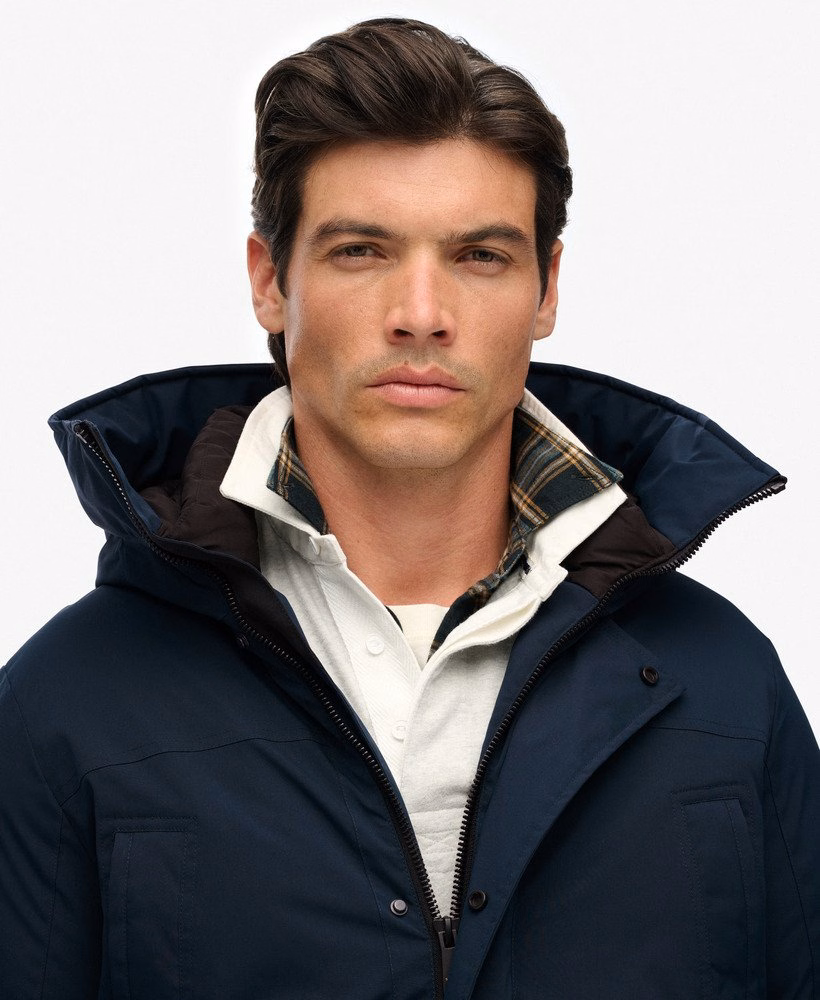 Casaco parka acolchoado urbano