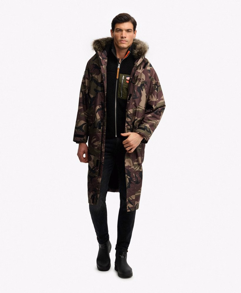 Roupão Everest Superdry impermeável de pele sintética